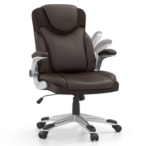 Leather computer desk - leather,