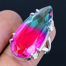Bi-Color Tourmaline Gemstone