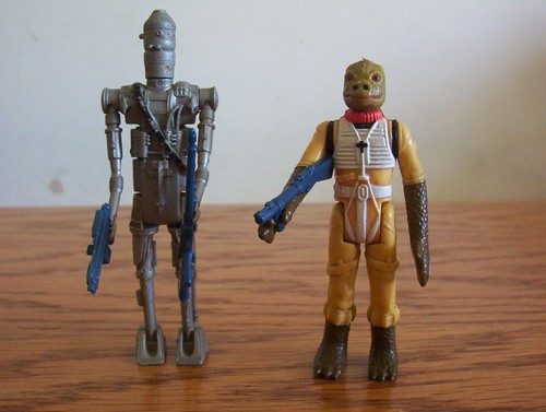 Vintage star wars - star, figures