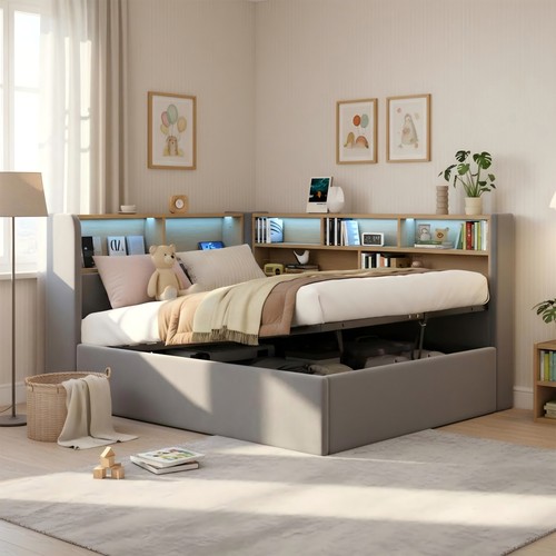 Daybed shaped upholstered - l-shaped,