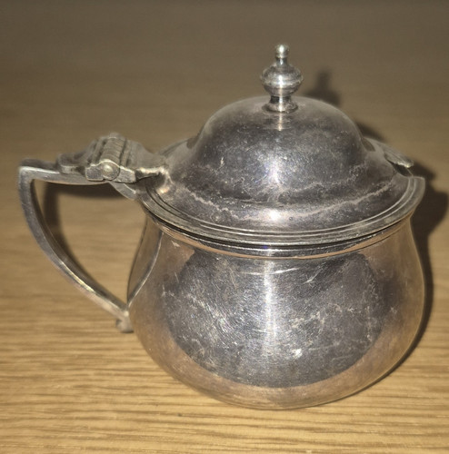 Elkington silver plate mustard - silver,
