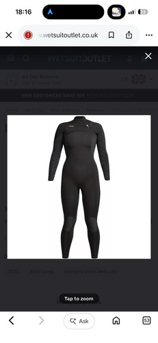 Xcel comp 2mm chest - chest, zip