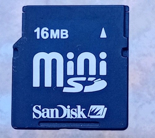 Minisd card 16mb for - card,