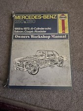 MERCEDES BENZ 250SL,280SL PAGODA,230/8,250/8.280/8,SE,CE HAYNES MANUAL 1968-1972