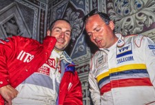 Co drivers Klaus Wicha and