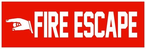 Fire escape vintage look new - vintage,