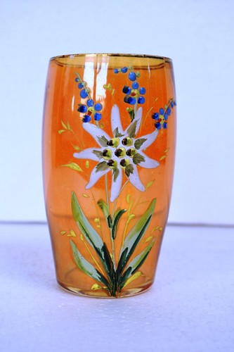 Vintage glass tumbler - glass,