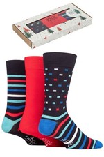 Mens Christmas Socks Bamboo