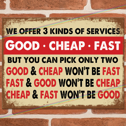 Good cheap fast funny metal - cheap,
