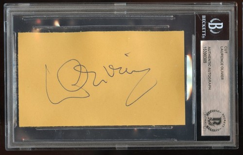Laurence olivier signed - olivier,