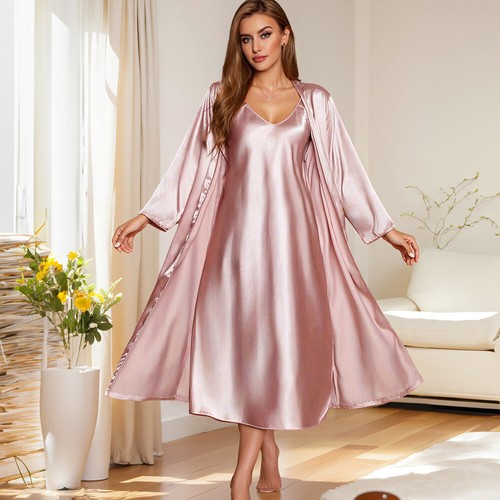2pcs robe set women - robe, sleepwear