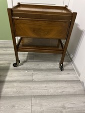 Vintage wooden serving table - vintage,