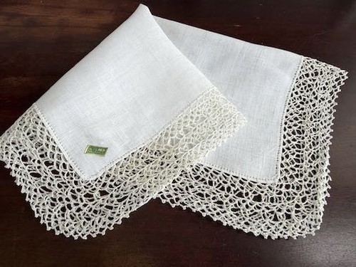 Vintage hanky handkerchief - vintage,