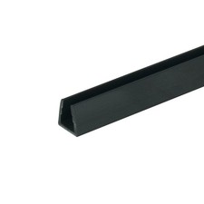 Plastics Black 1/4'' Styrene