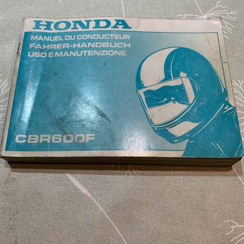 Honda cbr600f 1988 owner - cbr600f, owner’s