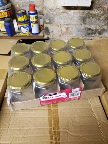 190ml hexagonal glass jam - 72,