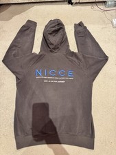 Grey Nicce Men's Hoodie Size