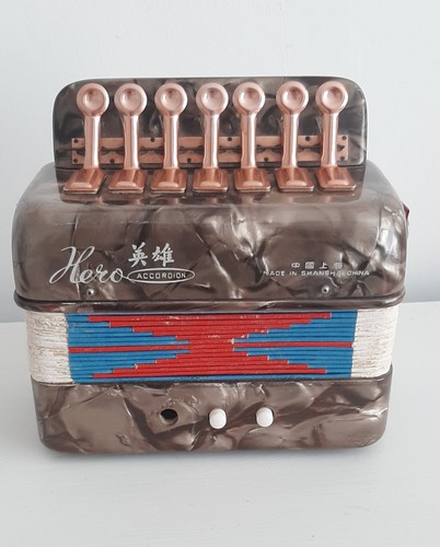 Accordion musical toy vintage - toy,