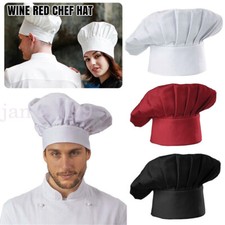 Chef Hat Baker Professional Restaurant Cafe Hotel Work Wear Kitchen Chef Cap