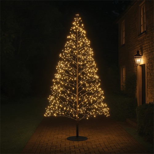 6ft glowing christmas tree - christmas,