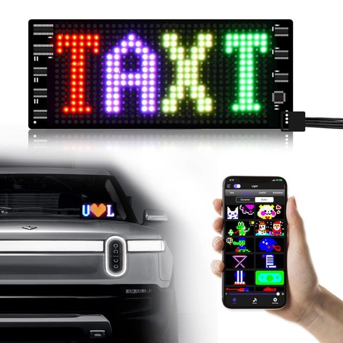 Usb led car pixel flexible - car,