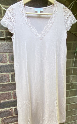 The white company jersey lace - white,