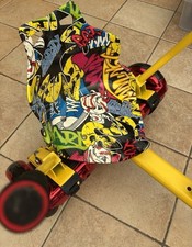 6.5 Hoverboard with Bluetooth + Led Wheels + City Sport Hoverkart graffiti style