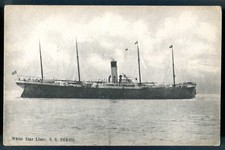 S.S. "PERSIC" White Star Line. (Served as a troopship for Boer Wars & WW1. c1920