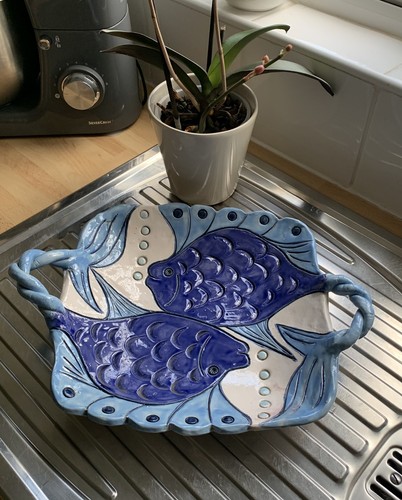 Gorgeous vintage blue fish - gorgeous,