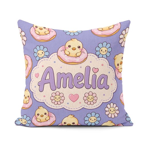 Cushion throw pillow kawaii - cushion,