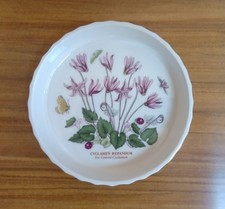Portmeirion pie flan quiche dish 6" diameter cyclamen very good condition