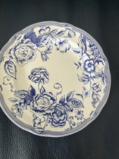 Spode Clifton for Laura Ashley Side Plate – 15cm – Blue & White Floral – 1989