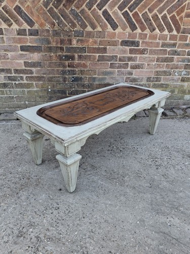 French country coffee table - coffee,