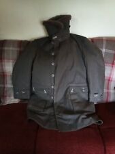 Vintage Swedish Army Shearling Sheepskin Coat M1909  - L/XL