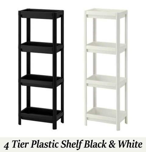 Tier plastic shelving - 4,