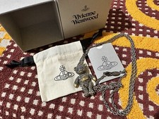 Genuine RARE Vivienne Westwood World’s End Man. Teddy Bear Orb Pendant