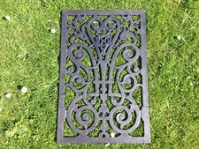 Floor Grate Grill Antique Cast Iron Ecclesiastical Radiator Table Top