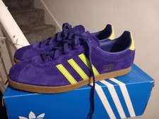 Adidas originals Trimm star Purple/green size 12 suede