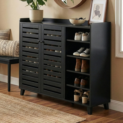 Black shoe cabinet - shoe, 2