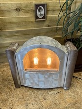 Vintage Upcycled Steampunk Lamp In The Form Of An Art Deco Theatre Stage C:1930s