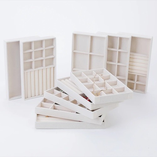 Flocking jewelry box tray - jewelry,