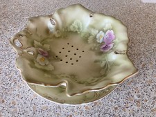 Vintage Grape Dish & Drainer