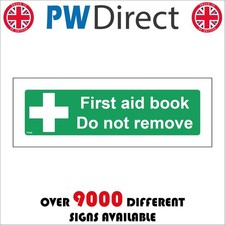 SIGN FIRST AID BOOK DO NOT