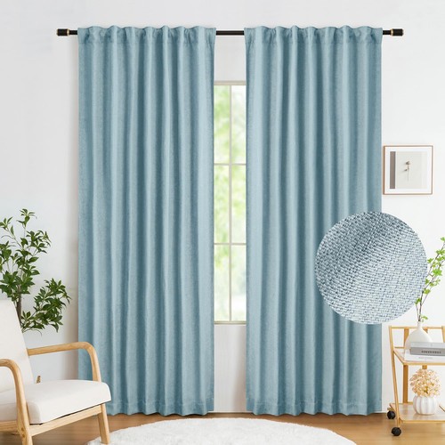 Aqua blue blackout nursery - blackout,