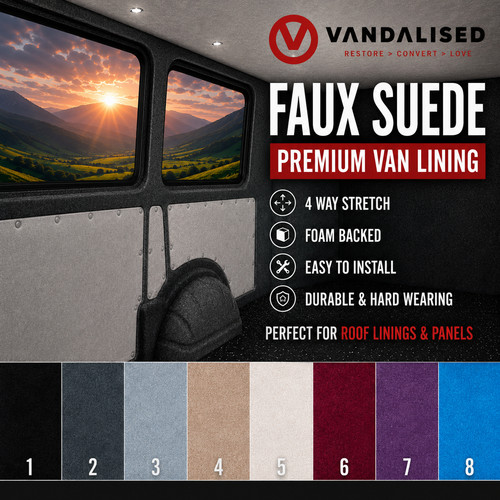 Stretch suede car - suede, van