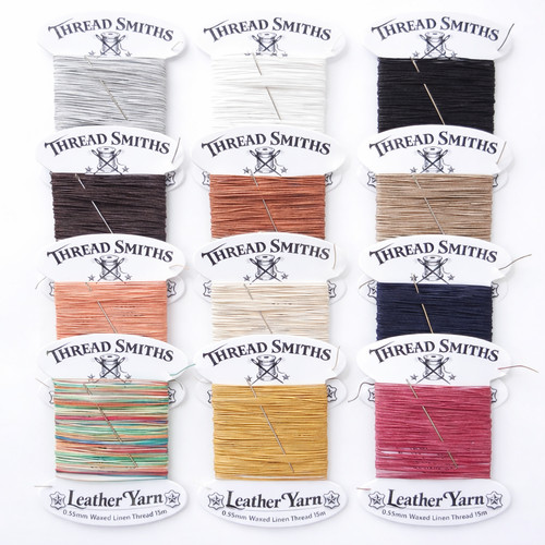 55mm waxed linen flax - linen, fine