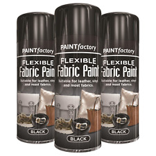 3 X Black Flexible Fabric