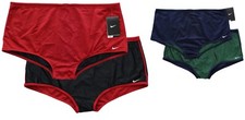 Nike Men's Reversible Poly Drag Swimsuit Brief Swim Trunks Mesh Shorts T8SS6031