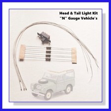 N Gauge Car Head / Tail Light Kits - 0402 LEDs - 3v + FREE 12v Resistors