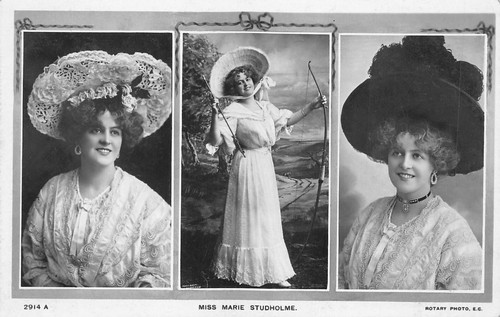 Postcard edwardian actress - postcard,